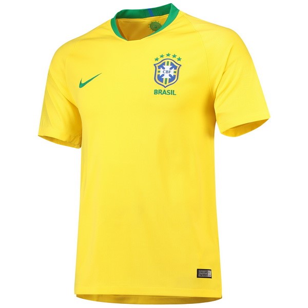 Maillot Football Brésil Domicile 2018 Jaune